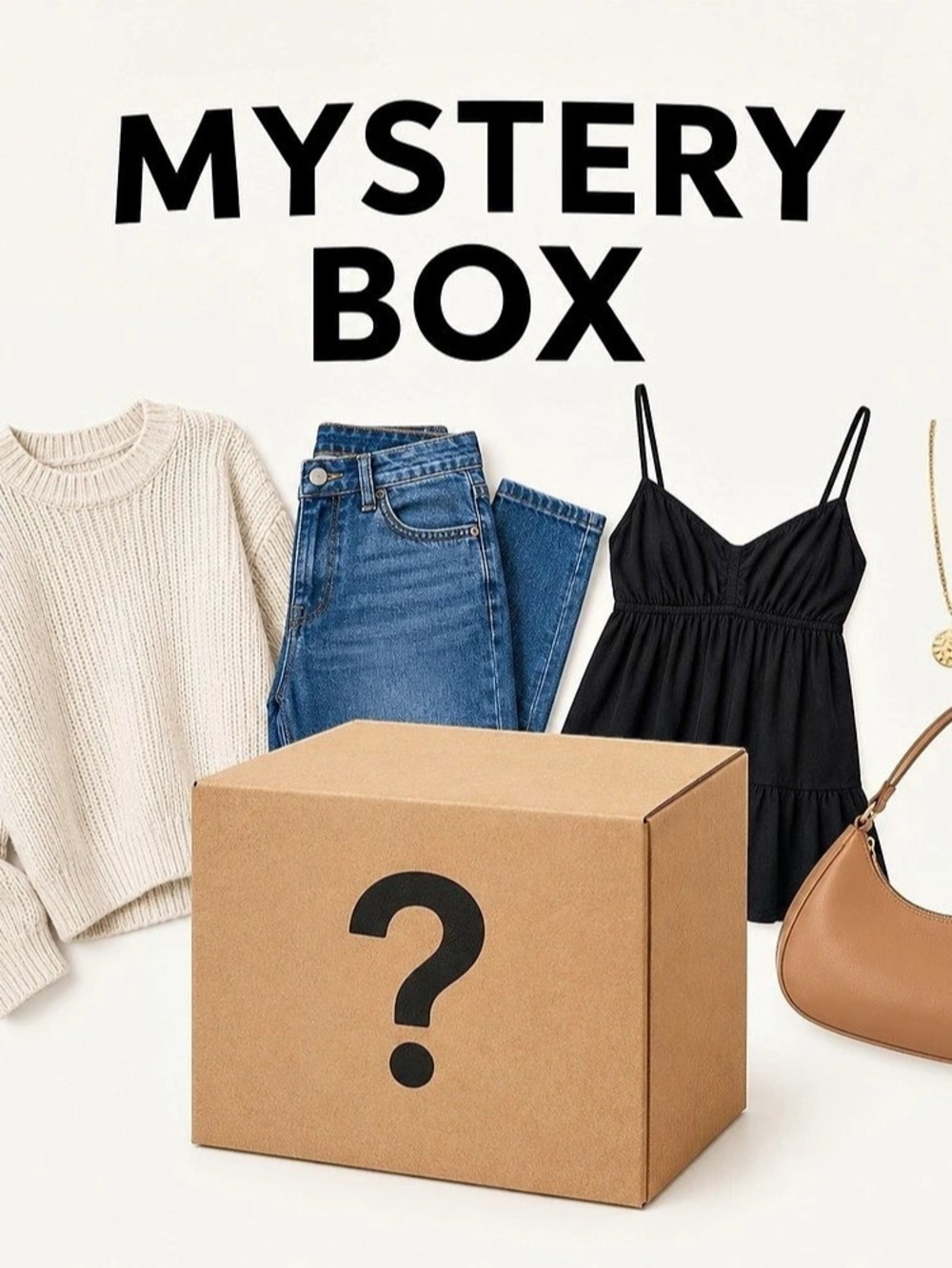Fashion Mystery Box 5 Random Clothing Jewelry Accessories